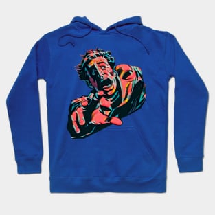 Man Screaming Fear Horror Terror Retro Comic Vintage Cartoon Halloween Hoodie